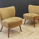 Two Mid Century cocktail chairs | Vintage - set of 2 armchairs