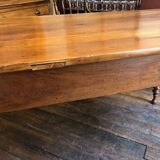 Farm table with turned legs