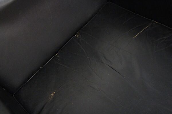 Fauteuil en cuir, Karl Erik Ekselius, Suède, 1960