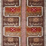 Unusual Hand Woven - Vintage Eastern Rug