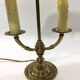 Bronze bouillotte lamp