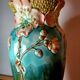 Pair of De Bruyn slip vases - Art Nouveau