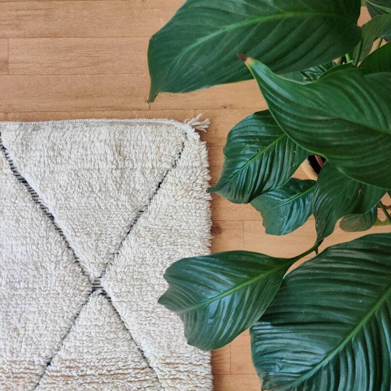 Berber Hollow Diamond Rug 115x150 cm