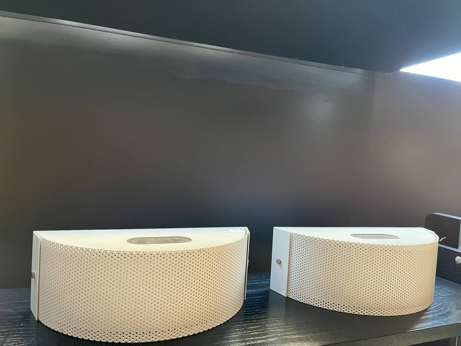 Pair of 80s wall lights