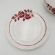 8 flat plates porcelain Saint Amand