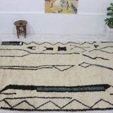Handmade wool Berber rug 304 x 192 CM