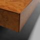 Large burl wood coffee table from the 1970s in the style of Willy Rizzo and Milo Baughman.