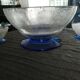 Set including 1 salad bowl and 5 fruit bowls in Daum Nancy crystal from the 40s