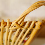 Sewing box or rattan suitcase