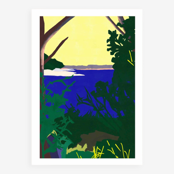 The Mediterranean - Art print (A3)