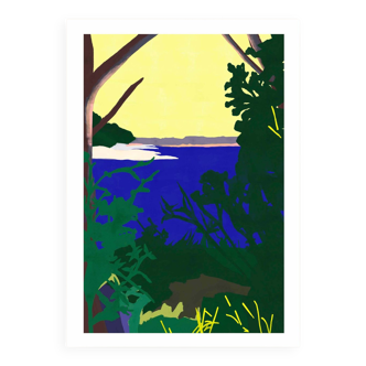 The Mediterranean - Art print (A3)