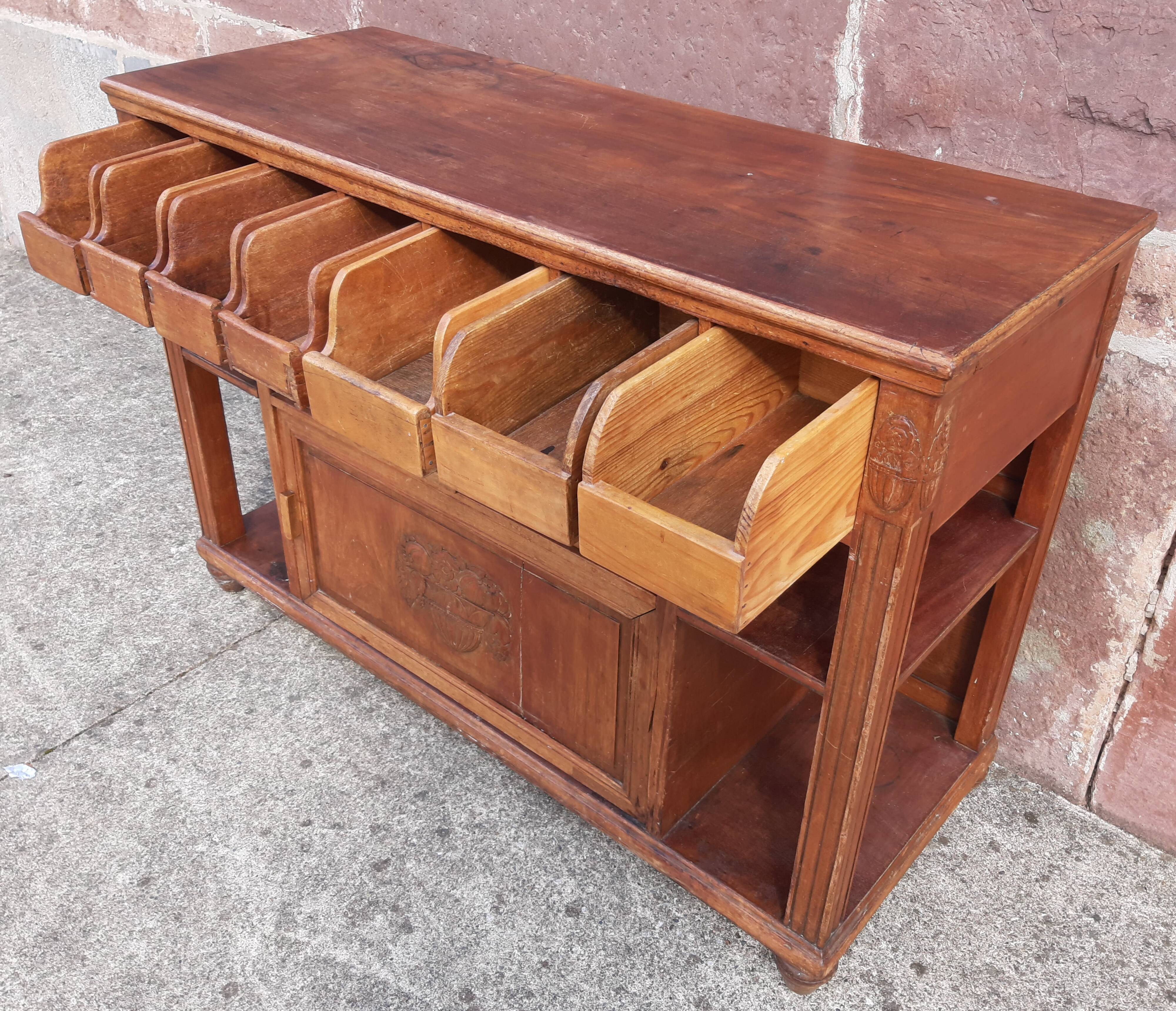 1950s restaurant serving trolley (serving console or coffee cabinet)