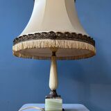 Table lamp with marble base