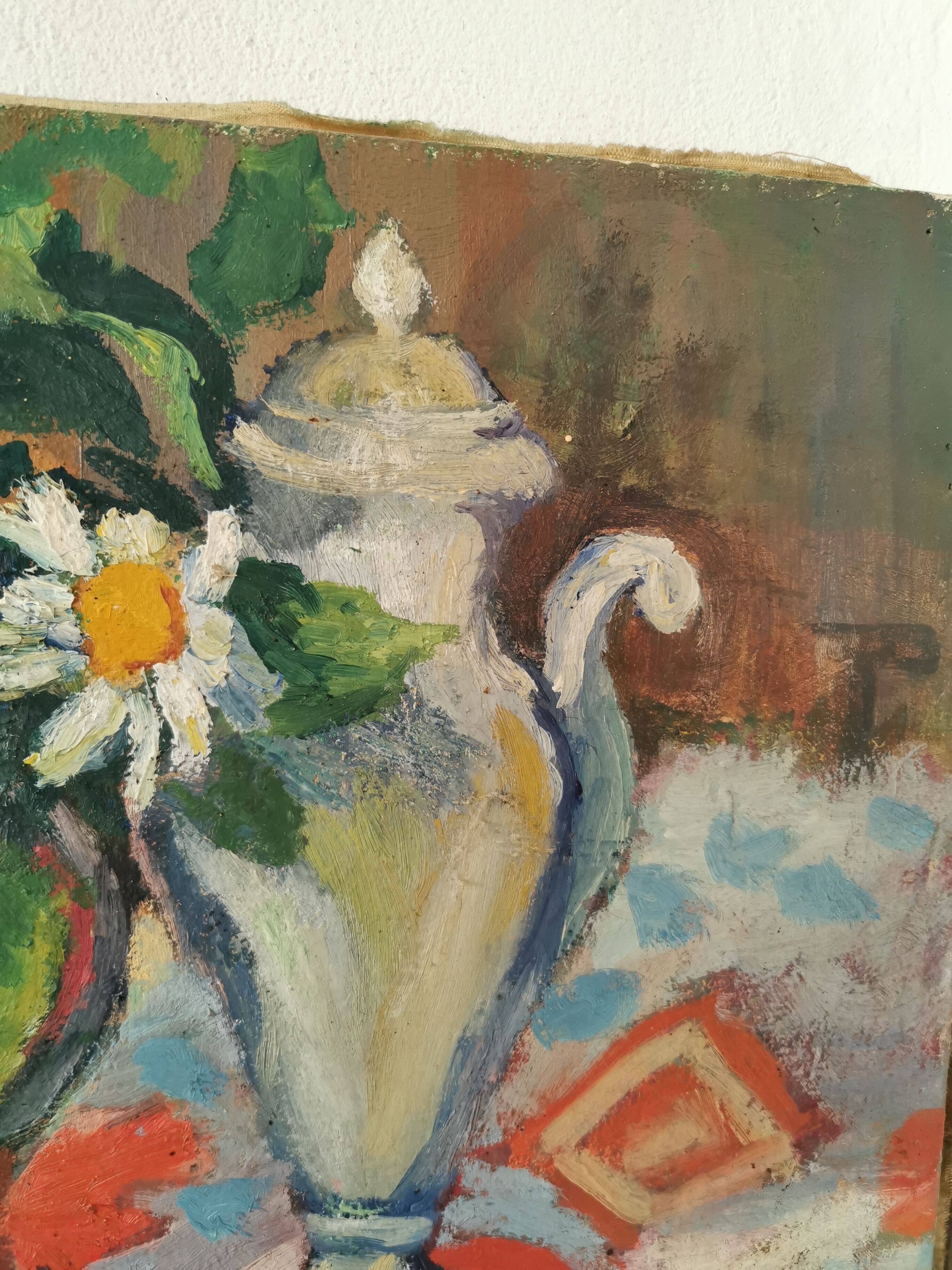 Set of 3 old still life paintings