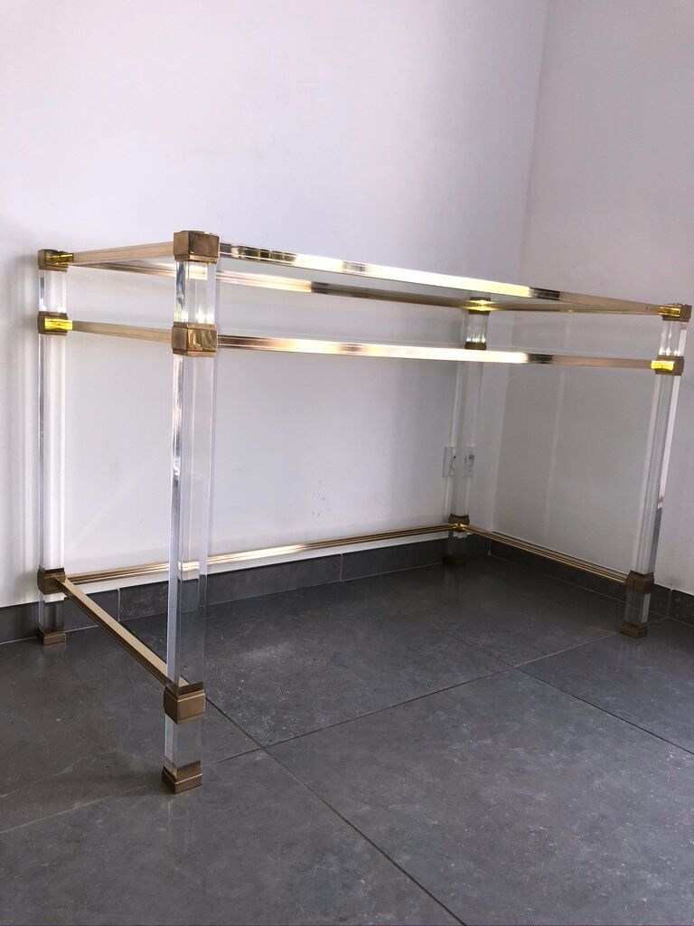 Glass office and altuglas Pierre Vandel