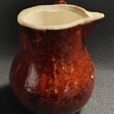 Pot à crème grès vernissé début XXème