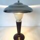 Art Deco mushroom lamp in bakelite and chrome