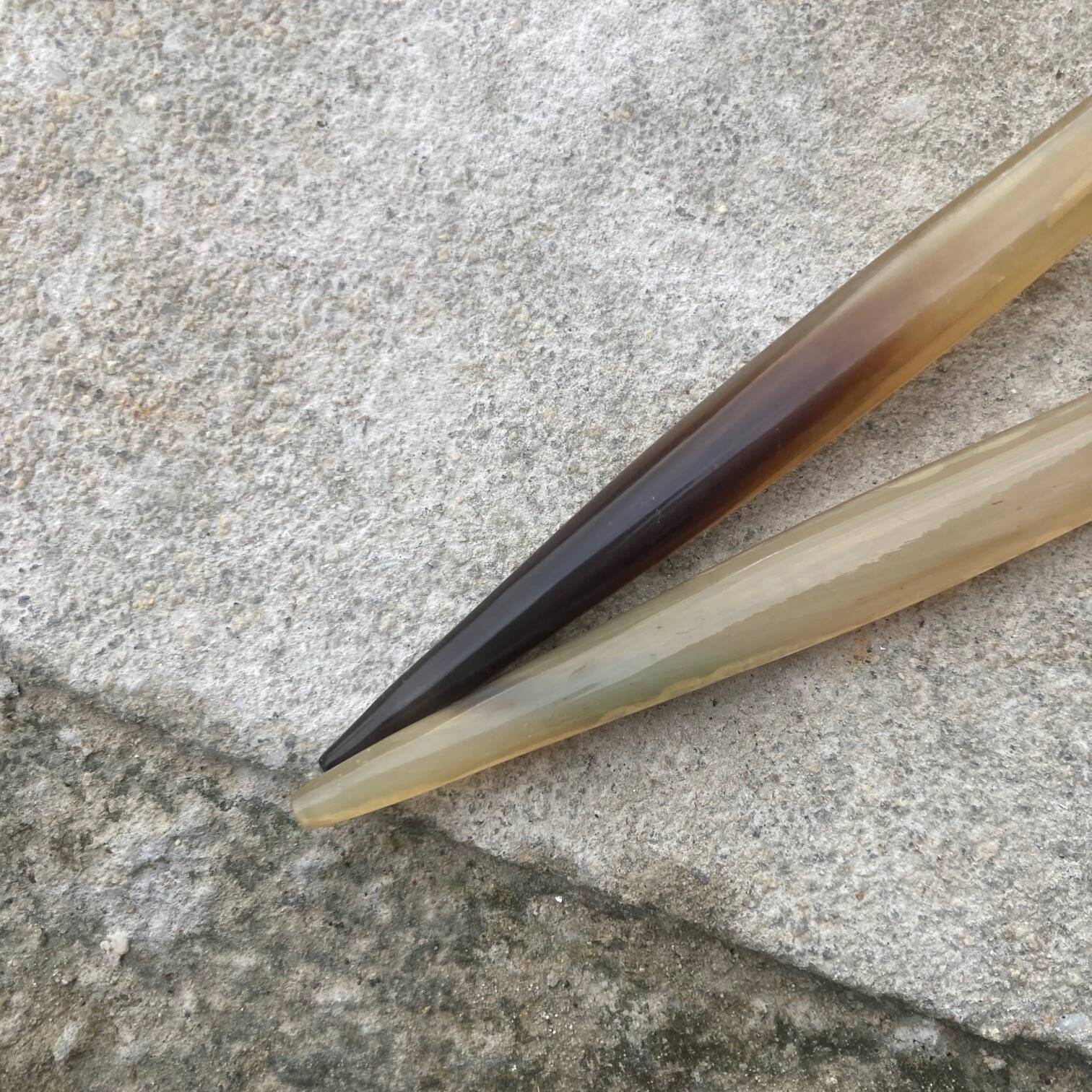 Horn cutlery new condition