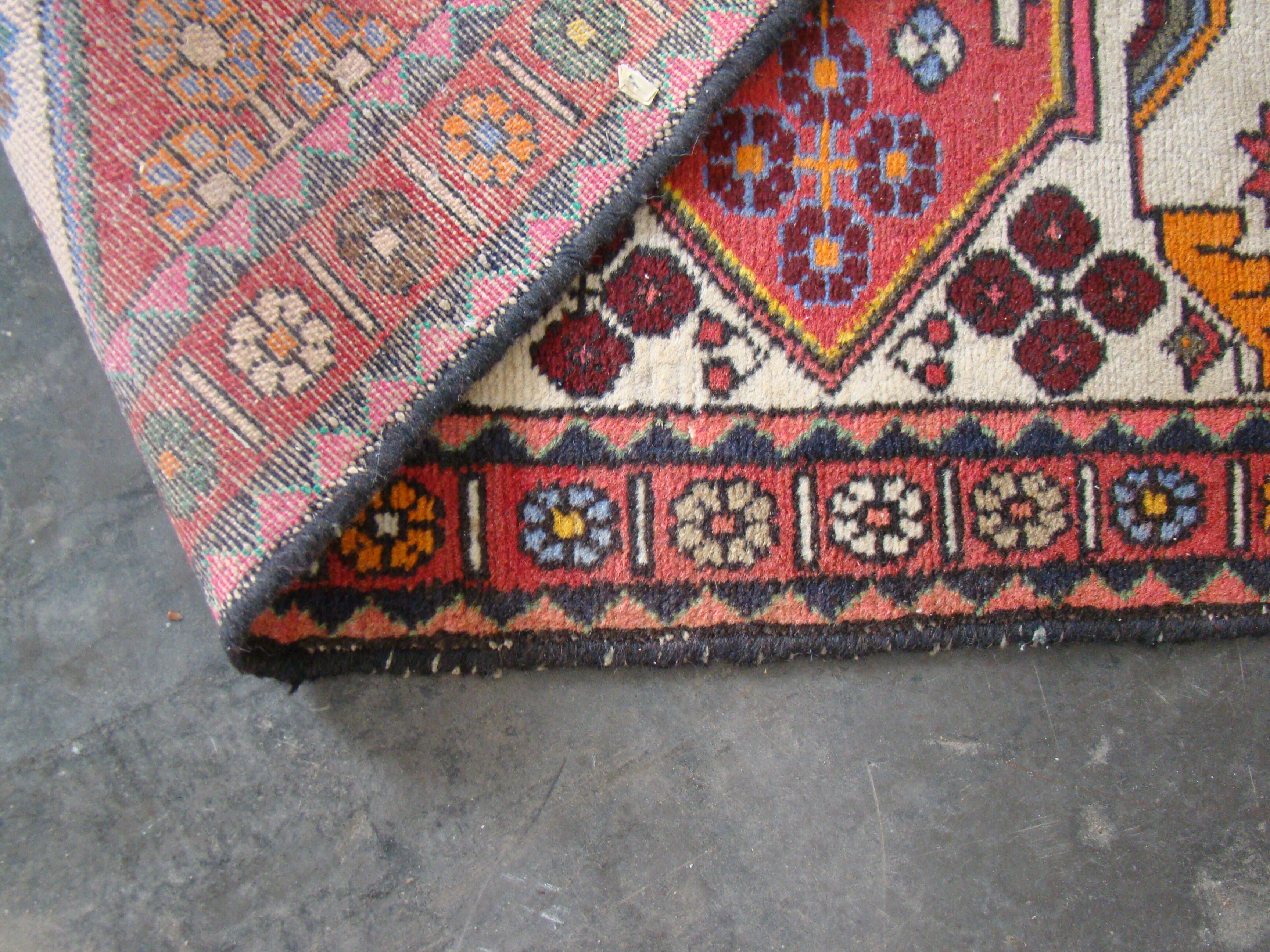 Vintage Hamadan Iranian rug - 150 x 99cm