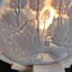 Lampe lithophanie en biscuit et stuc style arts décoratifs