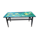 Coffee table of the 60s metal and formica