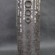Brutalist European ceramic vase with textured lava surface, 1970s