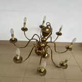 Golden chandelier