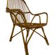 Fauteuil en rotin par Dirk van Sliedregt Rohe Noordwolde 1960 aux Pays-Bas