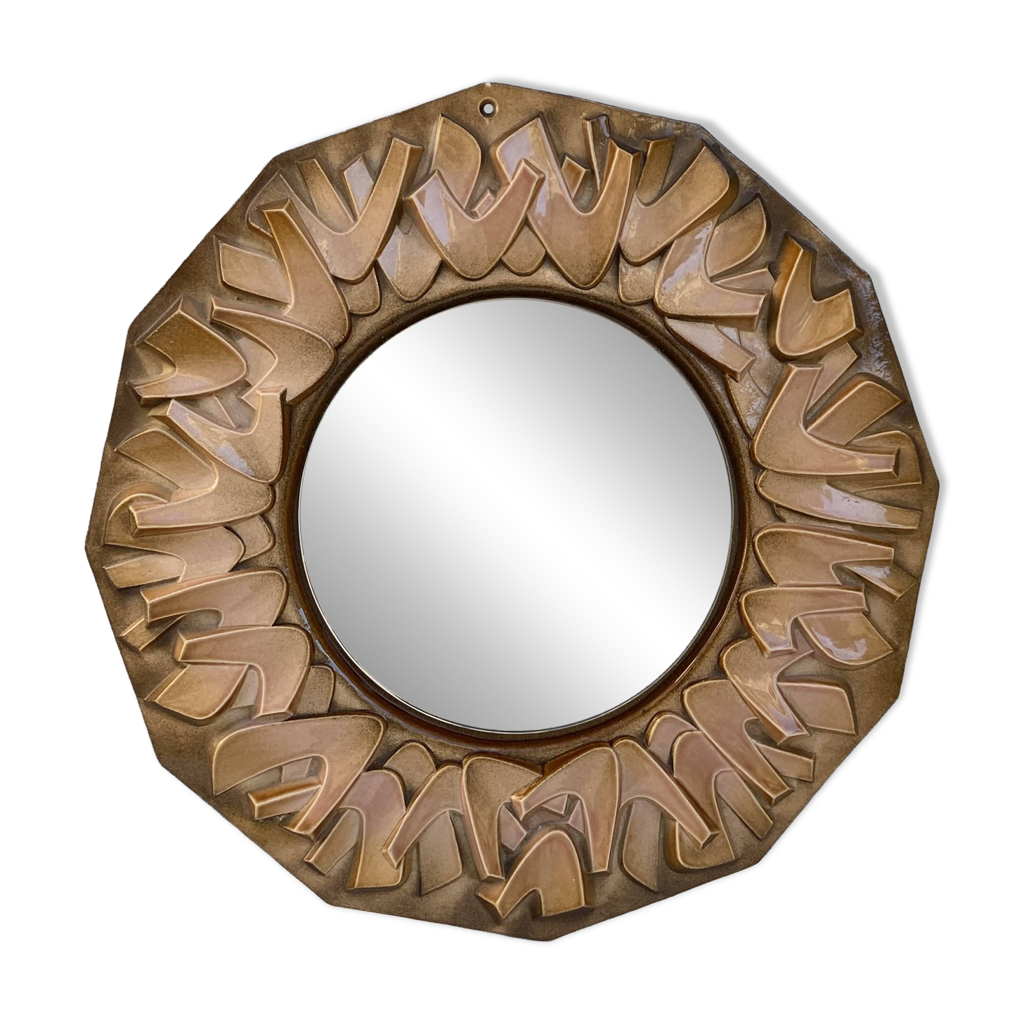 Ceramic mirror from the 1960s