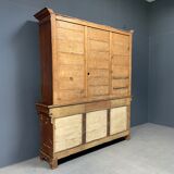 Large art deco cafe cabinet from Belgium, 1920s.