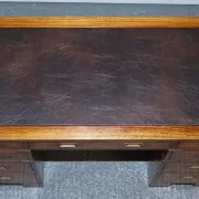 Vintage Military Campaign Desk with Brass Fittings