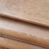 Brutalist oak sideboard year 40