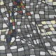 Scandinavian formica coffee table mosaic vintage design