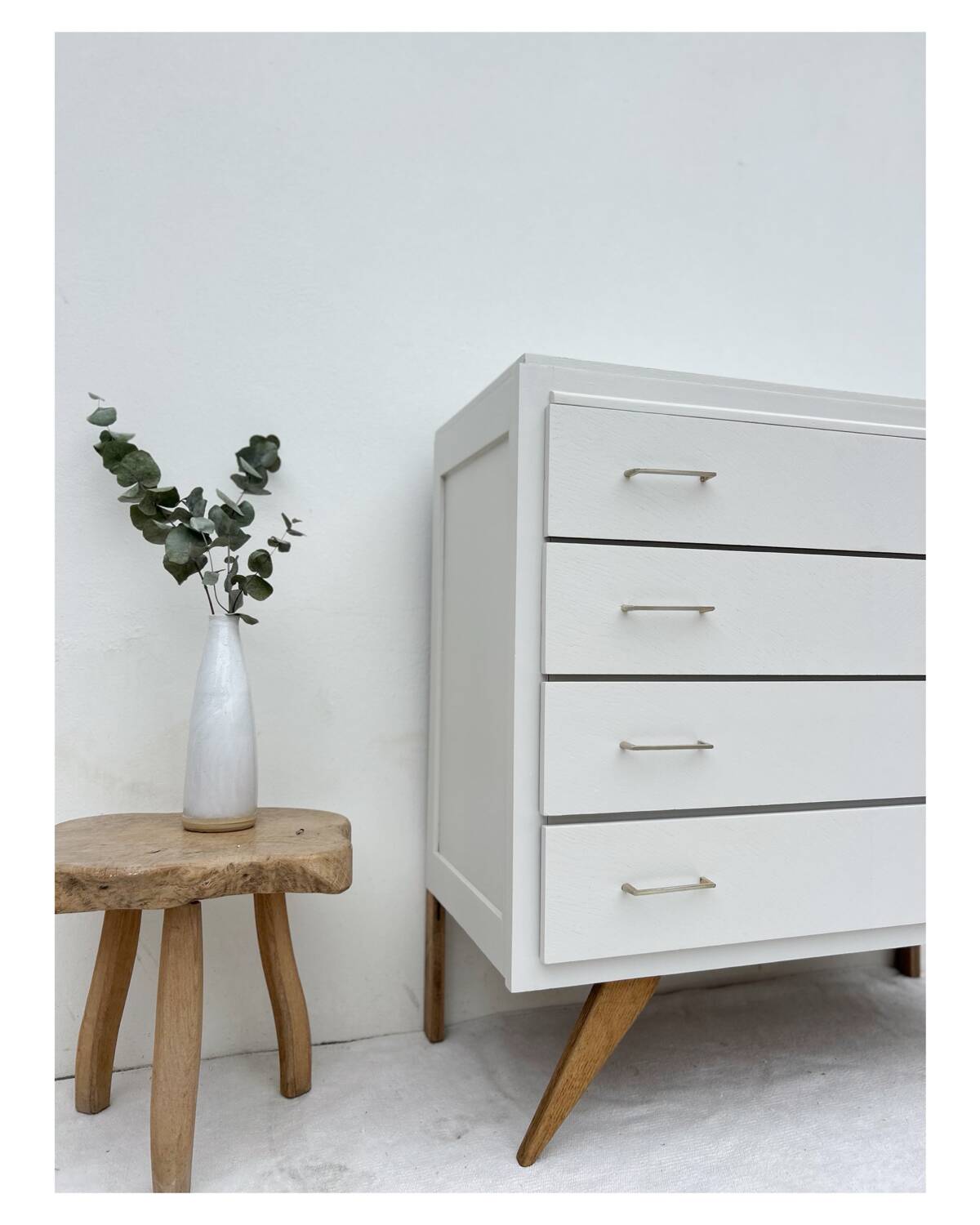 Commode vintage rénovée