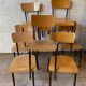 Lot 8 school chairs