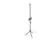 Black iron floor lamp