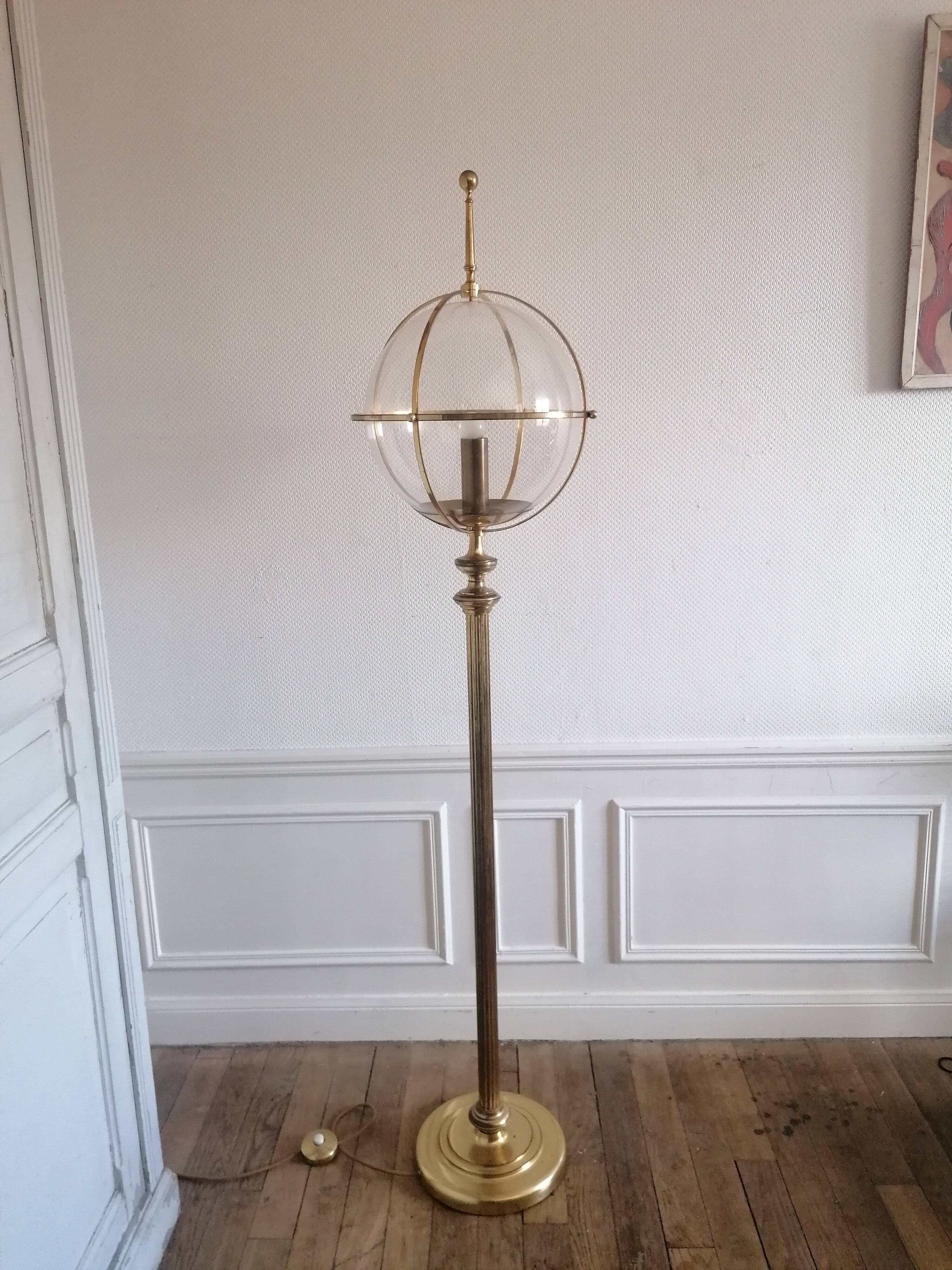 Astrolabe floor lamp year 70