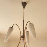Vintage three-branch light fixture
