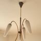 Vintage three-branch light fixture