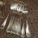 98-piece silver metal cutlery set
