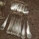 98-piece silver metal cutlery set