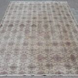 6x9 ft handknotted Turkish rug - rugs for living room bedroom