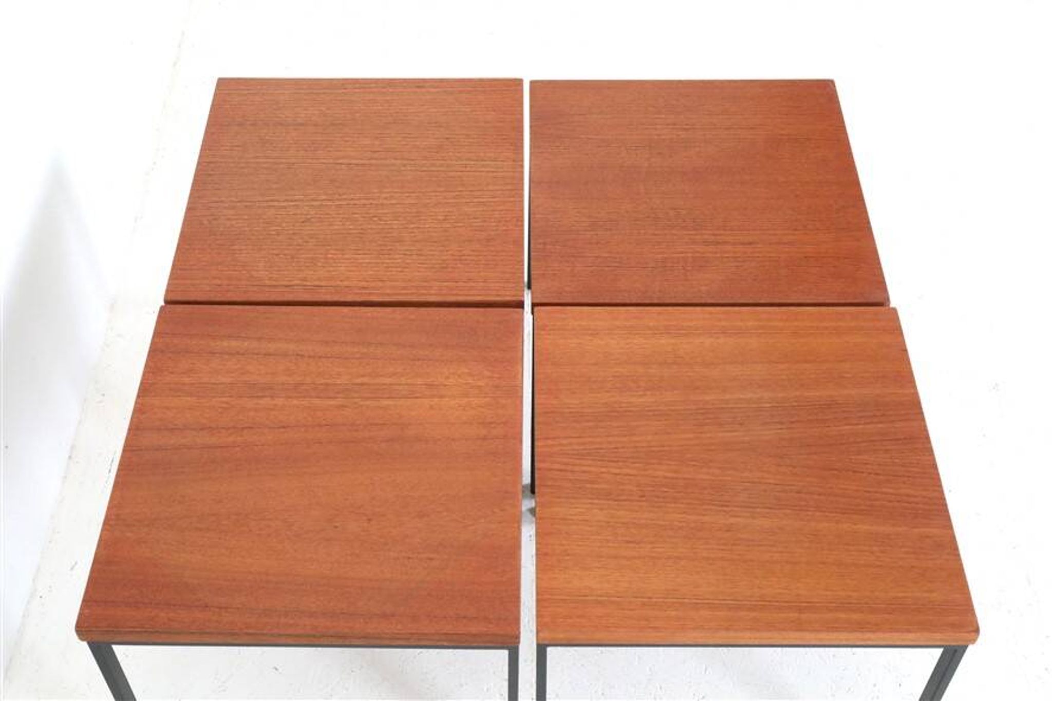 Rare Rego / Günter Renkel “Twen” teak side table / Mid-century modern design / 1950s / 1960s modernism
