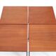 Table d'appoint en teck Rare Rego / Günter Renkel “Twen” / Design moderne du milieu du siècle / Années 1950 / Modernisme des années 1960