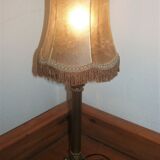 Stunning 1960s-style bronze lamp Empire/ Skin Abat day