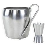 Ice bucket, Italian design, 1970s, manufactured by Alessi