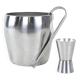 Ice bucket, Italian design, 1970s, manufactured by Alessi