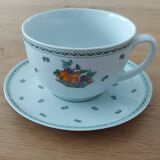 Guy Degrenne saucer and cup set