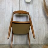 Series of 6 scandinavian chairs