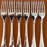 Christofle Atlantide, cutlery for entremet, dessert, cheese. Art Deco